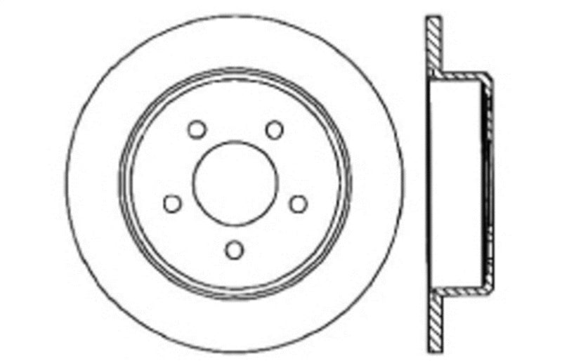 StopTech Drilled Sport Brake Rotor