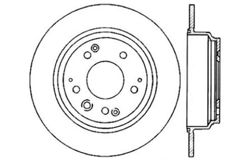 StopTech Drilled Sport Brake Rotor