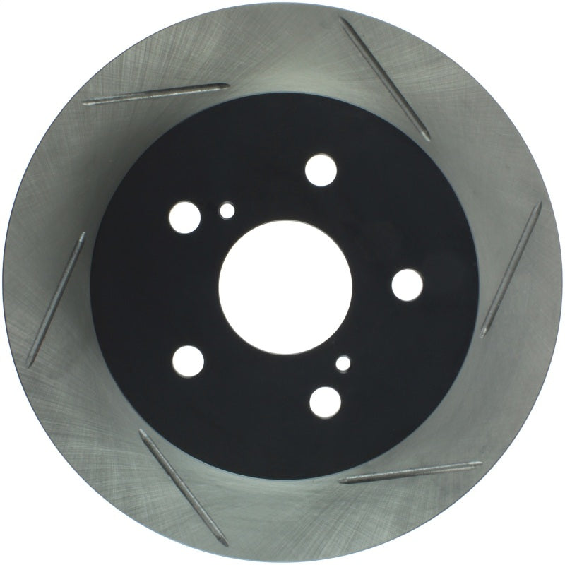 StopTech 15-16 Nissan NX200T / NX300H Slotted Rear Left Sport Brake Rotor