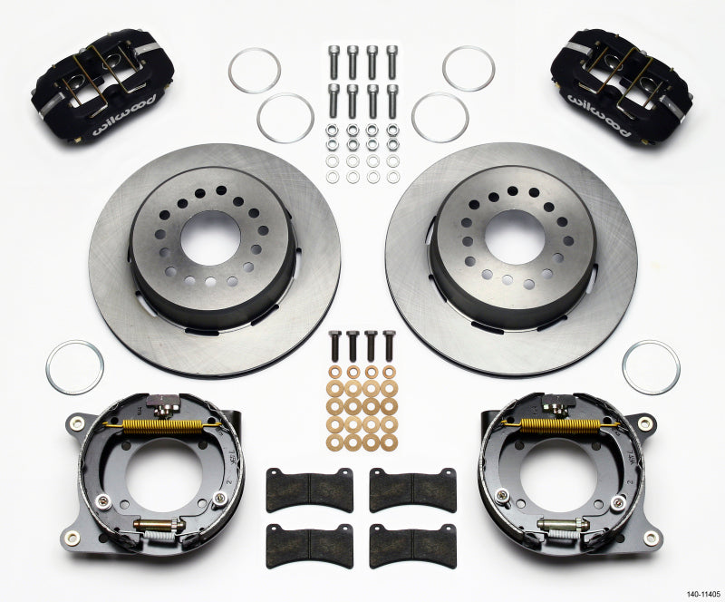 Wilwood Dynapro Low-Profile 11.00in P-Brake Kit 55-57 Chevy 2.34in Offset