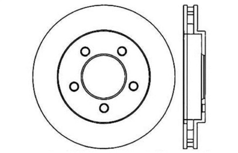 StopTech Drilled Sport Brake Rotor