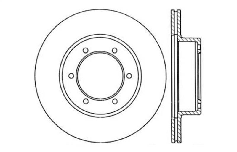 StopTech Drilled Sport Brake Rotor