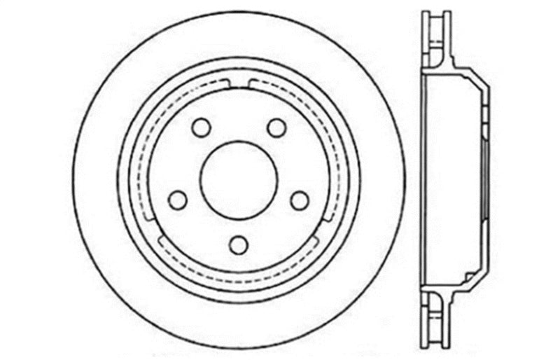 StopTech Drilled Sport Brake Rotor