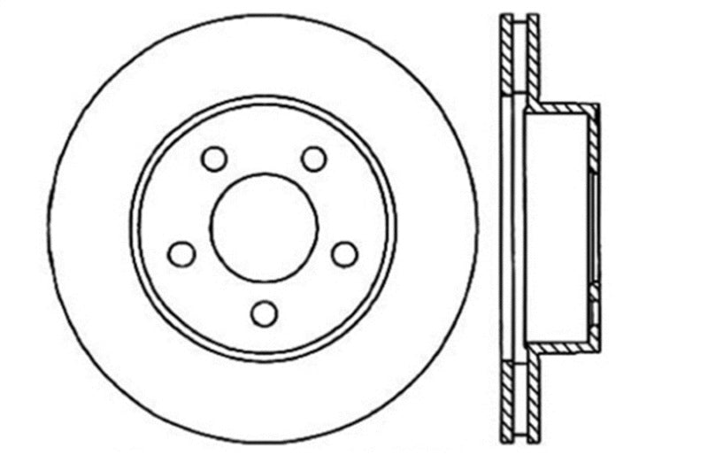 StopTech Drilled Sport Brake Rotor