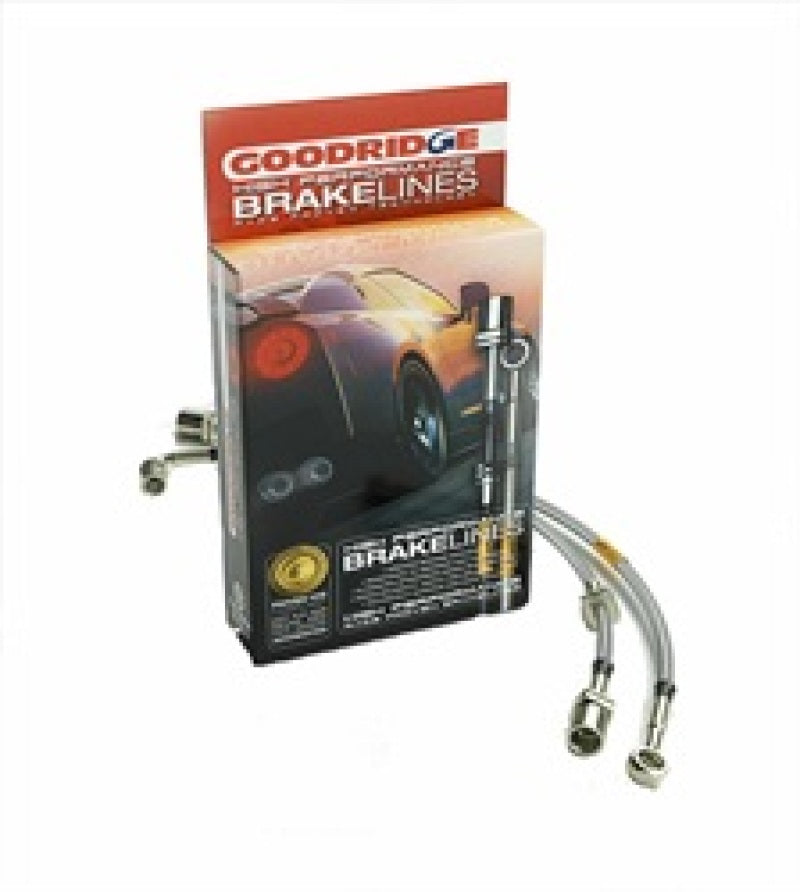 Goodridge 93-00 Mazda 626 Rear Drum SS Brake Line Kit