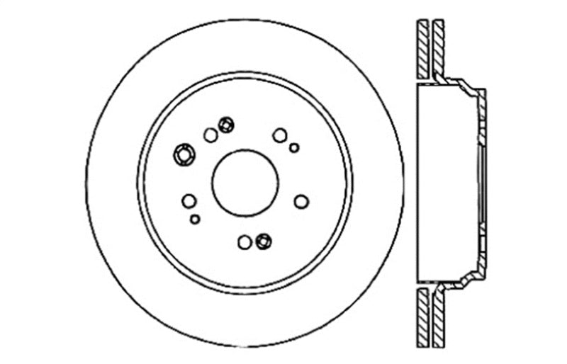 StopTech Drilled Sport Brake Rotor