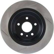 Load image into Gallery viewer, StopTech 13-16 Ford Fusion Left Rear Disc Slotted Premium Brake Rotor