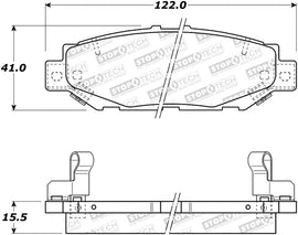 StopTech Street Brake Pads - Rear