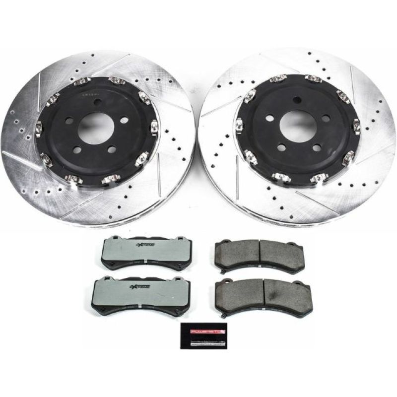 Power Stop 15-19 Dodge Challenger Front Z26 Street Warrior Brake Kit