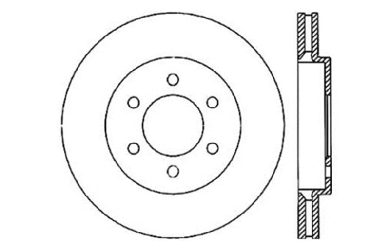StopTech Drilled Sport Brake Rotor