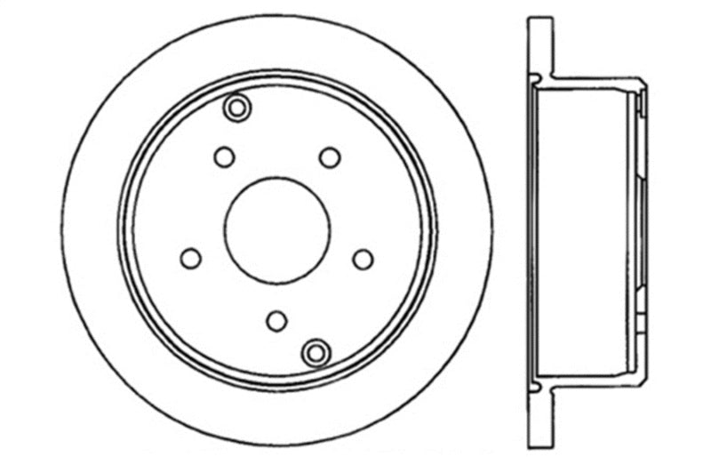 StopTech Drilled Sport Brake Rotor