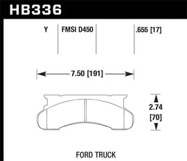 Hawk LTS Street Brake Pads