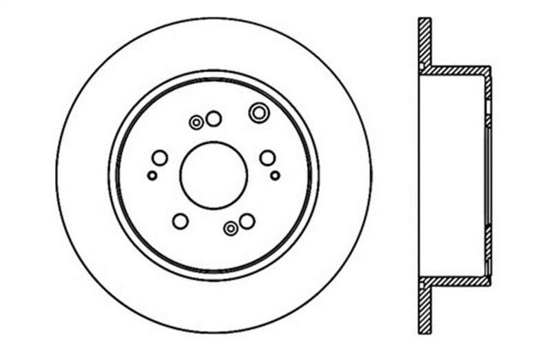 StopTech Drilled Sport Brake Rotor