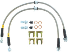 Load image into Gallery viewer, StopTech 00-05 Mitsubishi Eclipse / 01-05 Dodge Stratus Stainless Steel Front Brake Lines