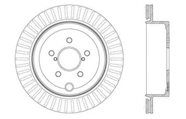 StopTech 13-17 Subaru BRZ Cryo Drilled Sport Brake Rotor - Left