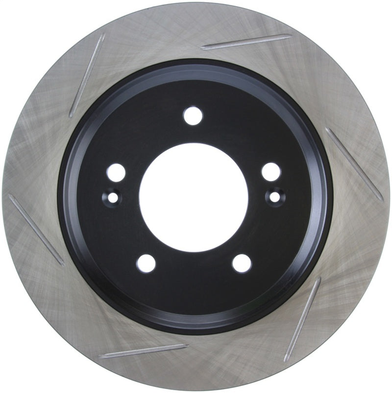 StopTech Slotted Sport Brake Rotor 13-15 Kia Optima w/ Electric Parking Brake - Rear Passenger Side