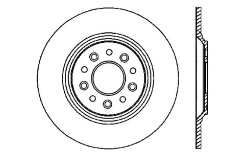 StopTech Drilled Sport Brake Rotor
