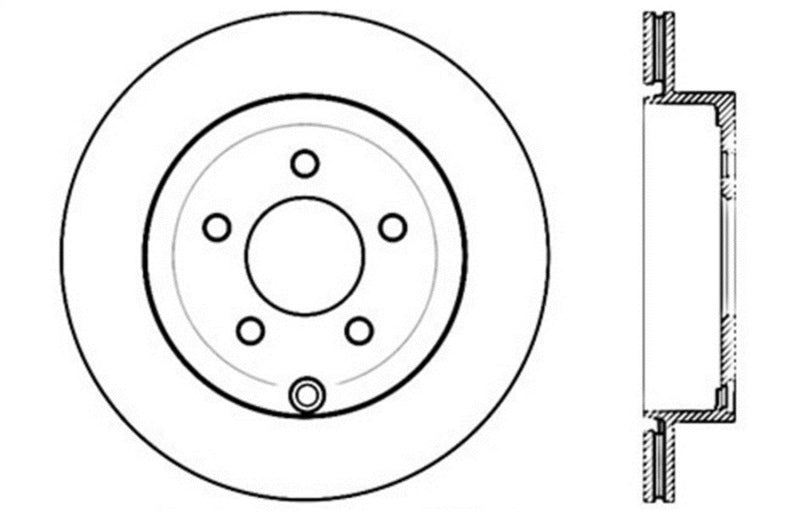 StopTech Slotted & Drilled Sport Brake Rotor