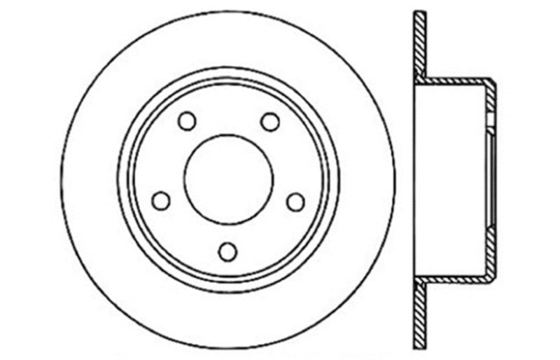 StopTech Drilled Sport Brake Rotor