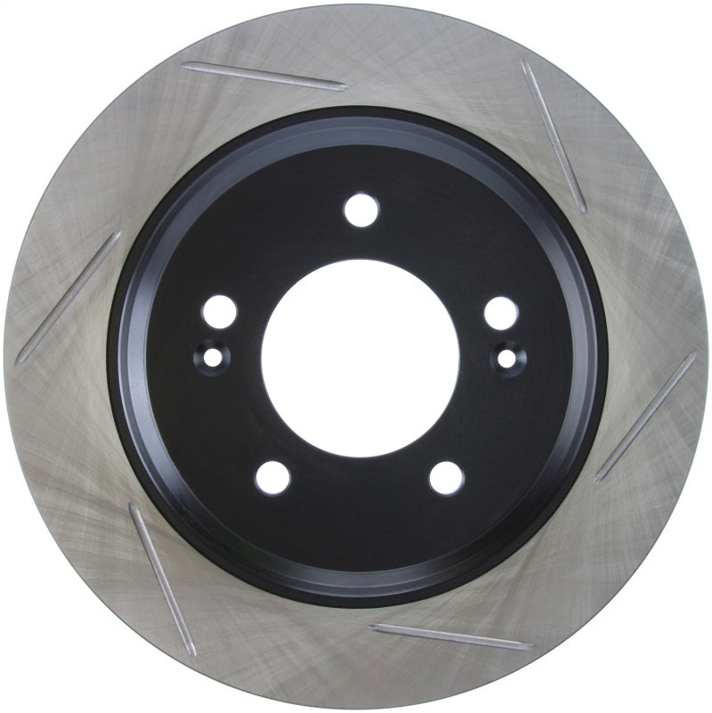 StopTech Slotted Sport Brake Rotor 13-15 Kia Optima w/ Electric Parking Brake - Rear Driver Side