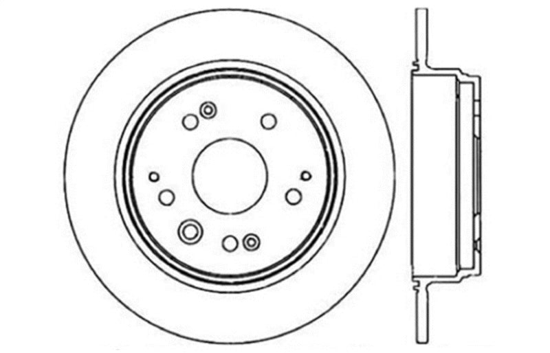 StopTech Drilled Sport Brake Rotor