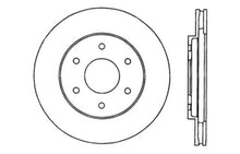 Load image into Gallery viewer, StopTech Cryo Drilled Sport Front Driver Side Brake Rotor