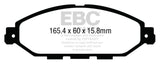 EBC 2015+ Nissan Murano 3.5L Redstuff Front Brake Pads
