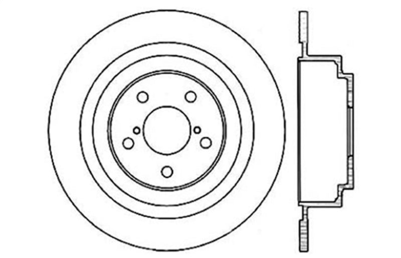 StopTech Drilled Sport Brake Rotor