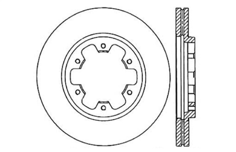 StopTech Drilled Sport Brake Rotor