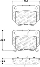 Load image into Gallery viewer, StopTech Street Touring 06-07 Subaru Impreza WRX (Exc STi) Rear Brake Pads