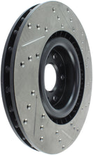 Load image into Gallery viewer, StopTech 2014-2015 Fiat 500L Front Right Slotted &amp; Drilled Sport Brake Rotor