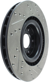 StopTech 2014-2015 Fiat 500L Front Right Slotted & Drilled Sport Brake Rotor