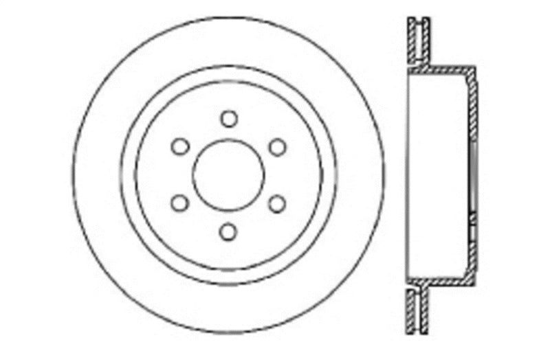 StopTech Slotted & Drilled Sport Brake Rotor