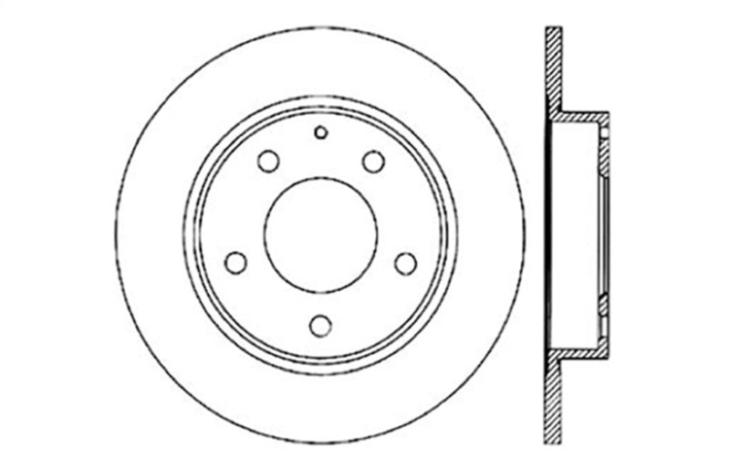 StopTech Drilled Sport Brake Rotor
