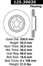 Load image into Gallery viewer, Stoptech 04-07 Volvo S60 / V70 Premium Front CryoStop Brake Rotor