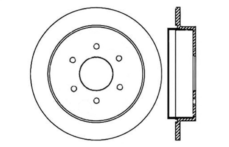StopTech Drilled Sport Brake Rotor