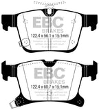 EBC 2016+ Chrysler Pacifica (RU) 3.6L Greenstuff Rear Brake Pads