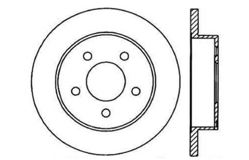 StopTech Slotted & Drilled Sport Brake Rotor