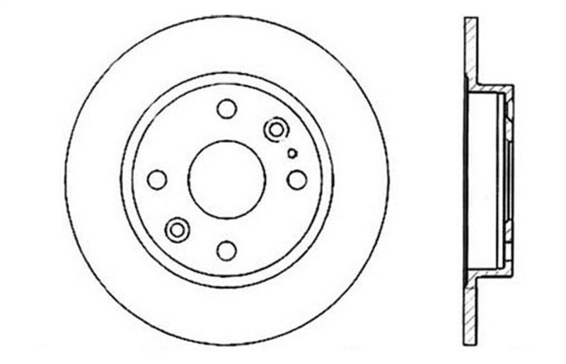 StopTech Drilled Sport Brake Rotor