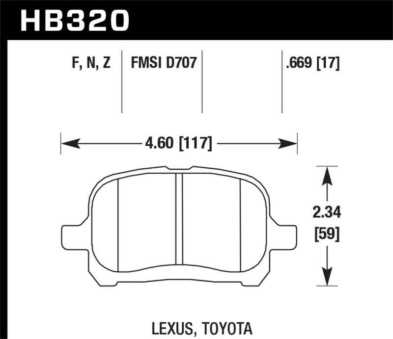 Hawk HPS Street Brake Pads