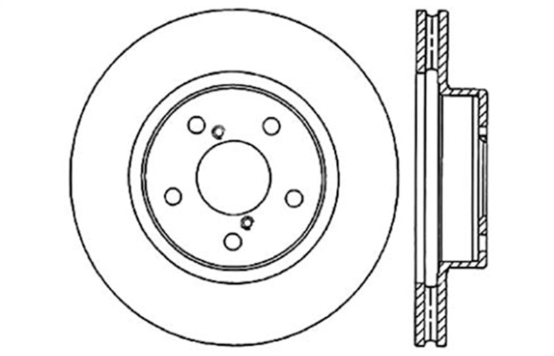 StopTech Drilled Sport Brake Rotor