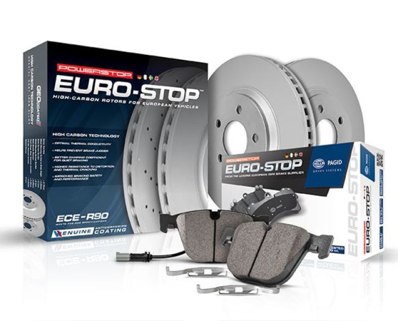 Power Stop 00-01 Audi A6 Quattro Front Euro-Stop Brake Kit