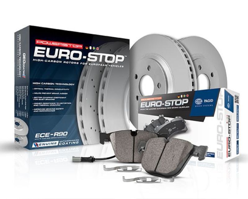 Power Stop 11-13 BMW 328i Front Euro-Stop Brake Kit