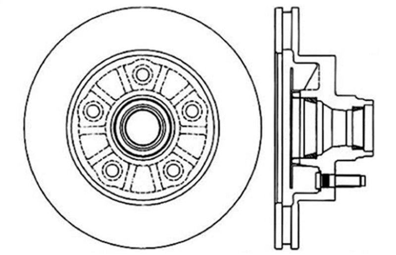 StopTech Drilled Sport Brake Rotor