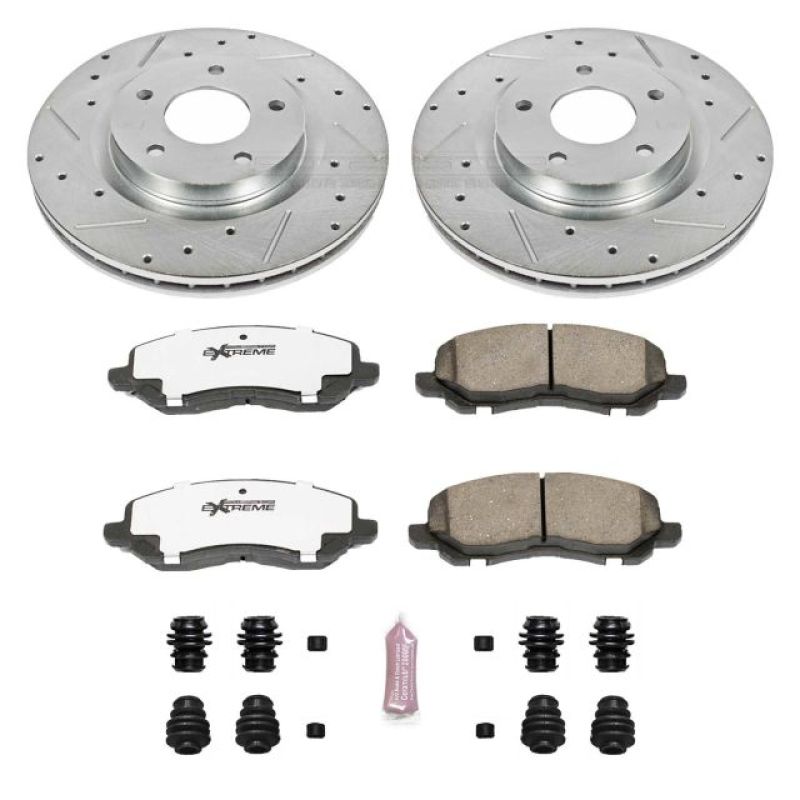 Power Stop 11-14 Chrysler 200 Front Z26 Street Warrior Brake Kit