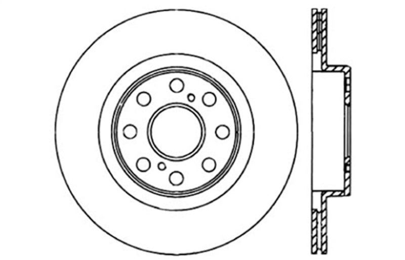 StopTech Slotted & Drilled Sport Brake Rotor