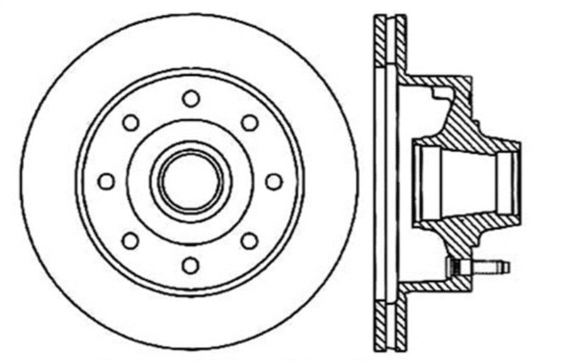 StopTech Drilled Sport Brake Rotor