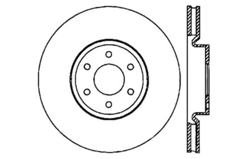 StopTech Drilled Sport Brake Rotor