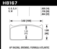 Load image into Gallery viewer, Hawk AP Racing  DTC-60 Race Brake Pads