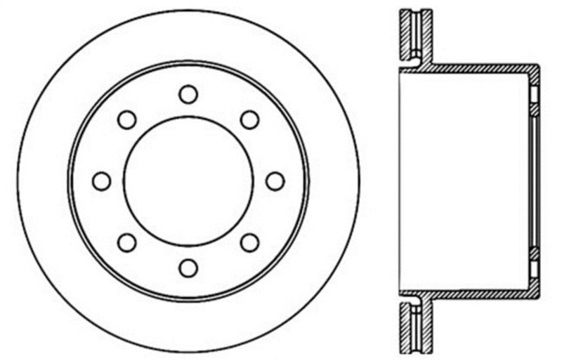 StopTech Drilled Sport Brake Rotor